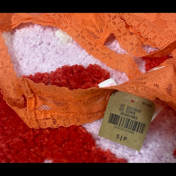 Victoria’s Secret PINK Orange Lacey Thong Panties - Picture 5 of 6